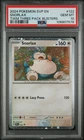 2024 POKEMON SVP EN-SV BLACK STAR PROMO #122 SNORLAX PSA 10