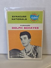 1961-62 Fleer Basketball NBA #39 Dolph Schayes Syracuse Nationals VG-EX Card
