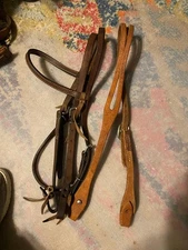 used western headstall lot leather working tack FREE SHIPPING