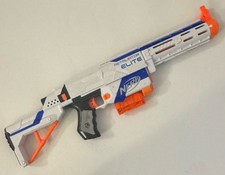 Nerf N-Strike Elite Retaliator w/ Blaster Stock, Barrel, 6 Dart Magazine, Darts