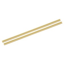 2pcs Brass Rods 6mm x 150mm Brass Solid Round for DIY Craft