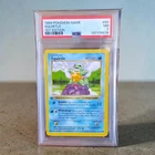 PSA 7 1999 Pokémon Base Set 1st Edition Squirtle #63 Shadowless NM Graded Card