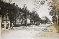 14582 Photo Postcard Ruzomberok Slovakia 1919 Street