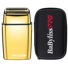 BaBylissPRO FXFS2G Double Foil Shaver  FXFS2BPCASE   Cordless Gold Shaver Set