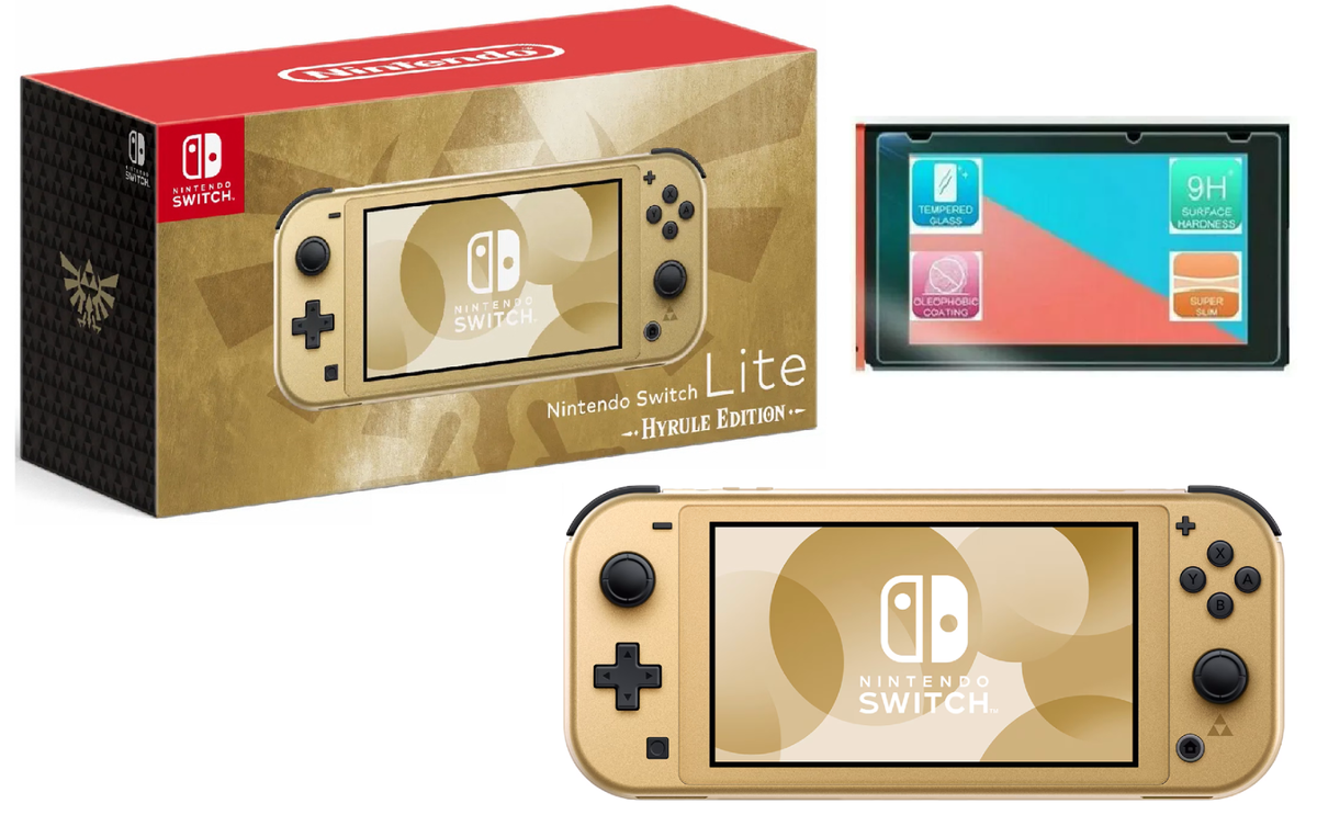 NEW Nintendo Switch Lite Legend of Zelda Hyrule Edition + NEW Nintendo Switch Lite Legend of Zelda Hyrule Edition +