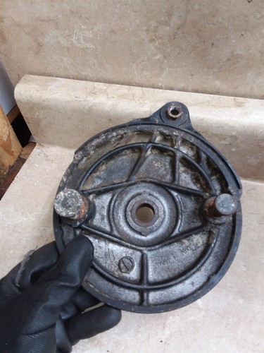 Suzuki RM250 RM370 Rear Wheel Brake Plate 1976 1977 Good Shape RP-9 - Picture 6 of 12