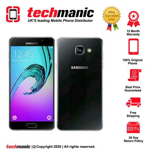 Samsung Galaxy A3 (2016) SM-A310F - 16 GB - negro (desbloqueado) teléfono inteligente  - Imagen 1 de 1