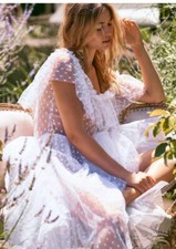 New LoveShackFancy Noni Maxi white/Bridal Dress sz 2