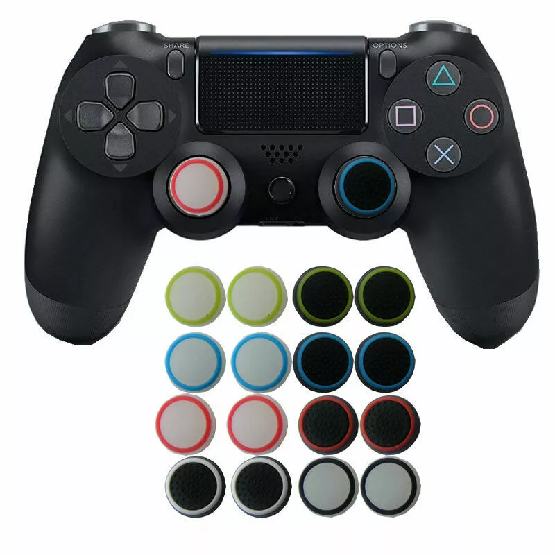 50pcs Thumb Stick Grips For PS4 PS3 PS2 Xbox One 360 Wii U Controller Cover Cap