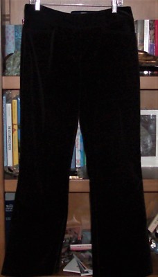NWOT Escada Dark Brown Velvet Pants Size 10/40