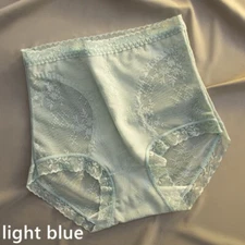 Lady Lace Jacquard Briefs Knickers Panties Soft High Waist Breathable Underwear
