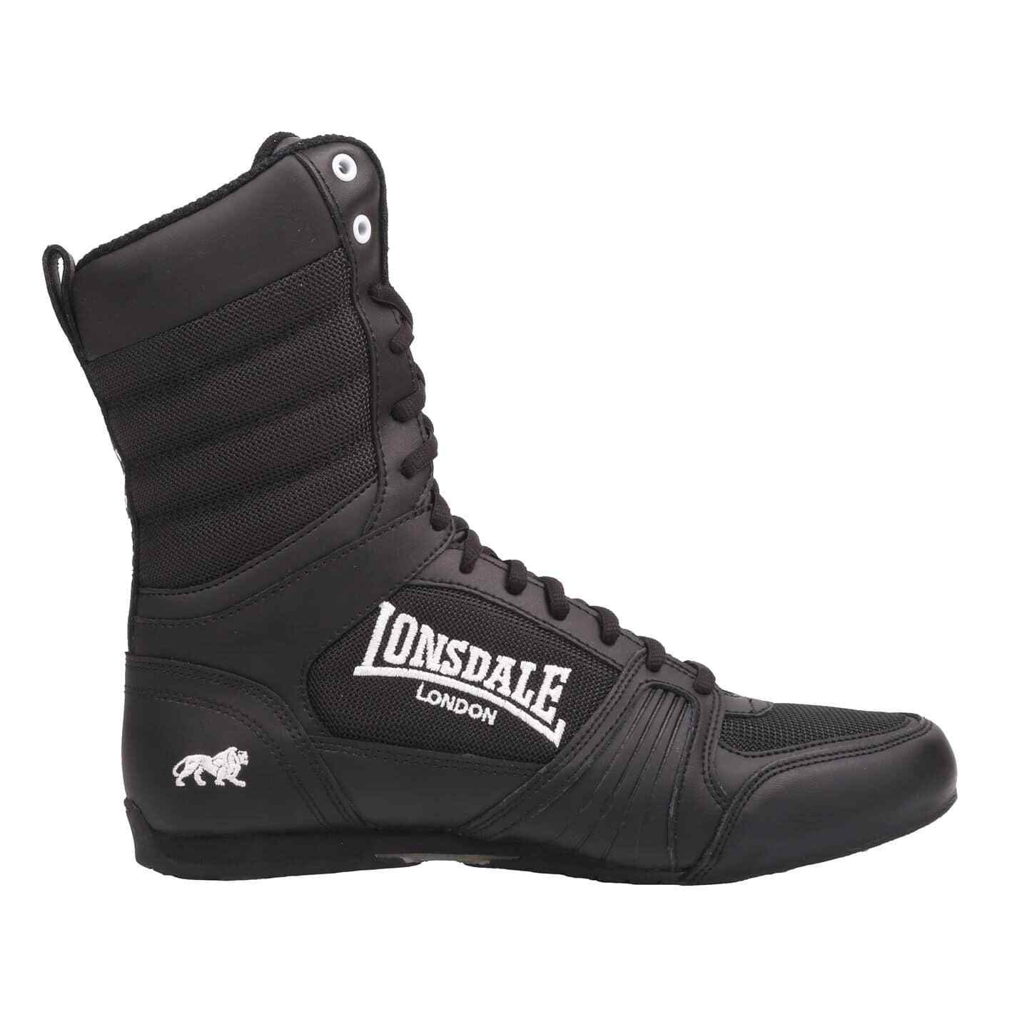 Lonsdale Contender Full Boxing Boots Lace Up Gents Mens eBay