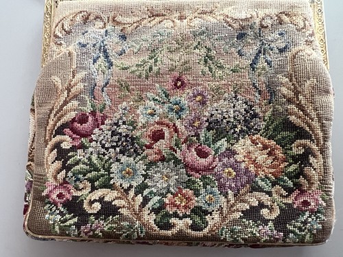 Antike Petit Point Geldbörse, um 1900 - Bild 9 von 15