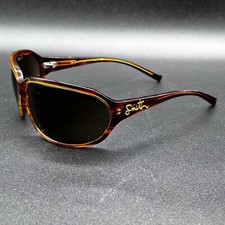 Smith Optics Talent Wrap Sunglasses Brown Stripe Crystal Used NARROW