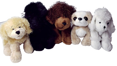 Ganz WebKinz Lot 5 Virtual Plush Stuffed Animal HS010 HS191 HM195 HS014 HS104 