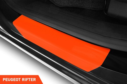 Auto Einstiegsleisten Schutzfolie für Peugeot Rifter Carbon Optik - Picture 2 of 5