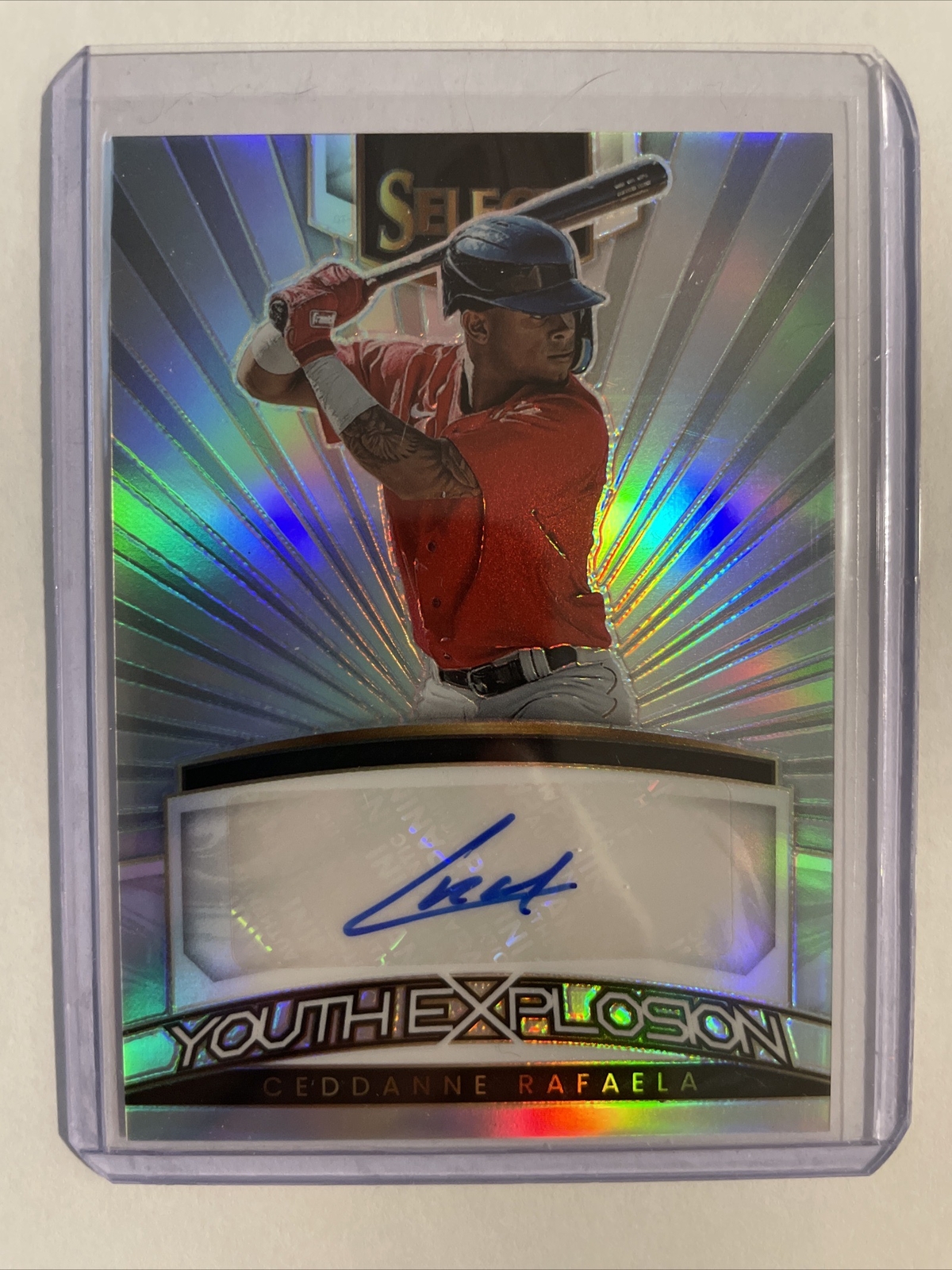 2023 SELECT CEDDANNE RAFAELE ROOKIE AUTO YOUTH EXPLOSION PRZIM #YES-CR /99