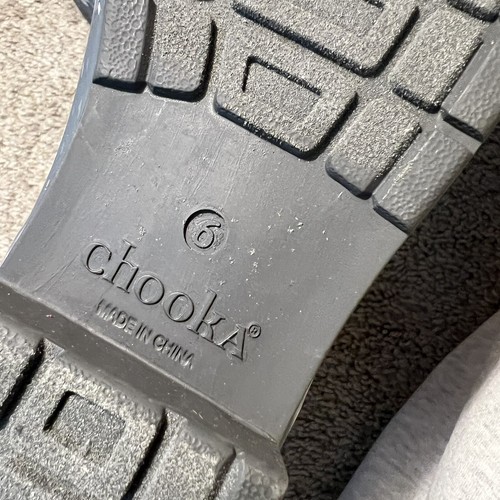 Chooka Women's Snake Print Eastlake Rain Boots Size 6 Gray Booties - Picture 9 of 9