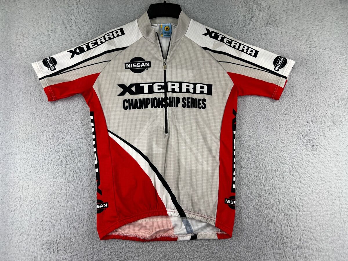Castelli Cycling Jersey Adult Large Gray Red Nissan Xterra Castelli Cycling Jersey Adult Large Gray Red Nissan Xterra