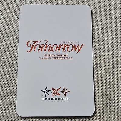 TOMORROW X TOGETHER T X T MINISODE 3 TOMORROW POP-UP MD