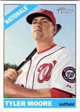 2015 Topps Heritage #614 Tyler Moore Washington Nationals