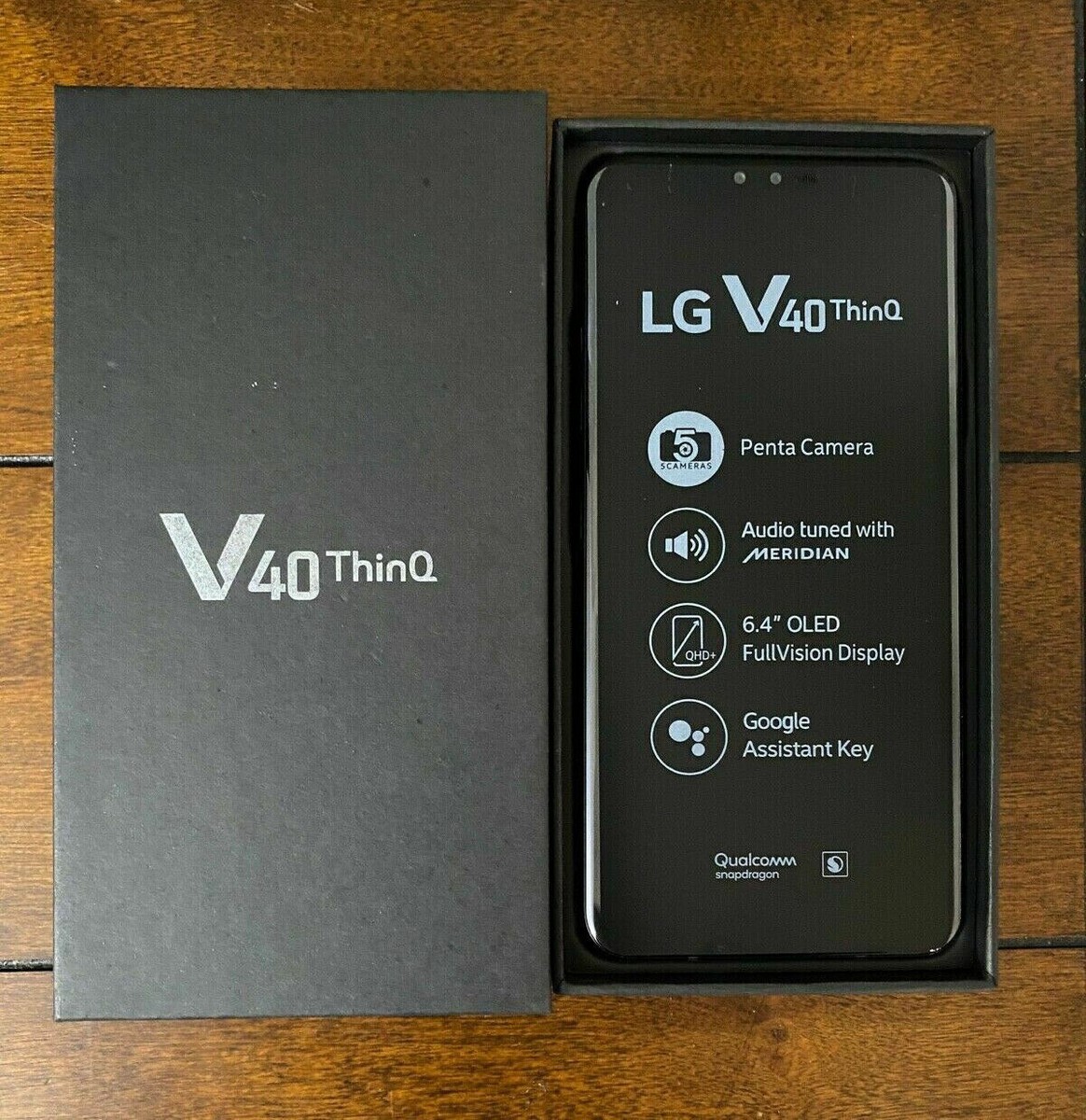LG V40 ThinQ - 128 GB - Moroccan Blue (Unlocked) for sale online
