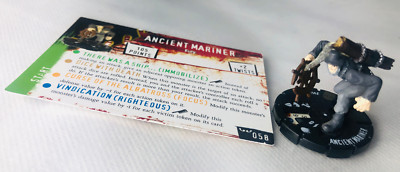 HorrorClix Ancient Mariner #058 Gold Super Rare Figur Modell Vintage Horror Clix