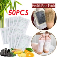 50PC Foot Detox Patches Pads Toxins Deep Cleansing Herbal Organic Slimming Patch