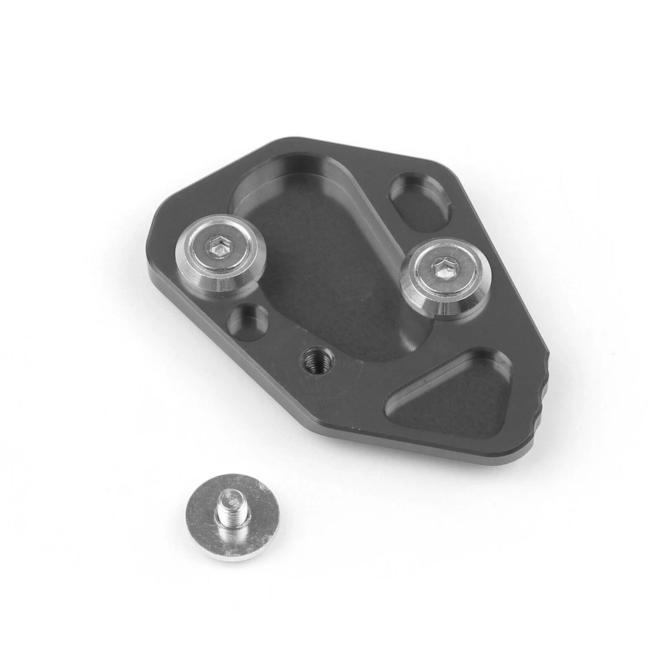Side Stand Kickstand Plate Pad For BMW F800R 09-15 HP2 SPORT 08-10 R1200S Gray G Foto 3 de 3