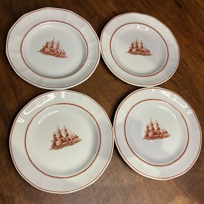 Fliegende Wolke 1851. Beilagenplatten X 4 15,5 cm Wedgwood.