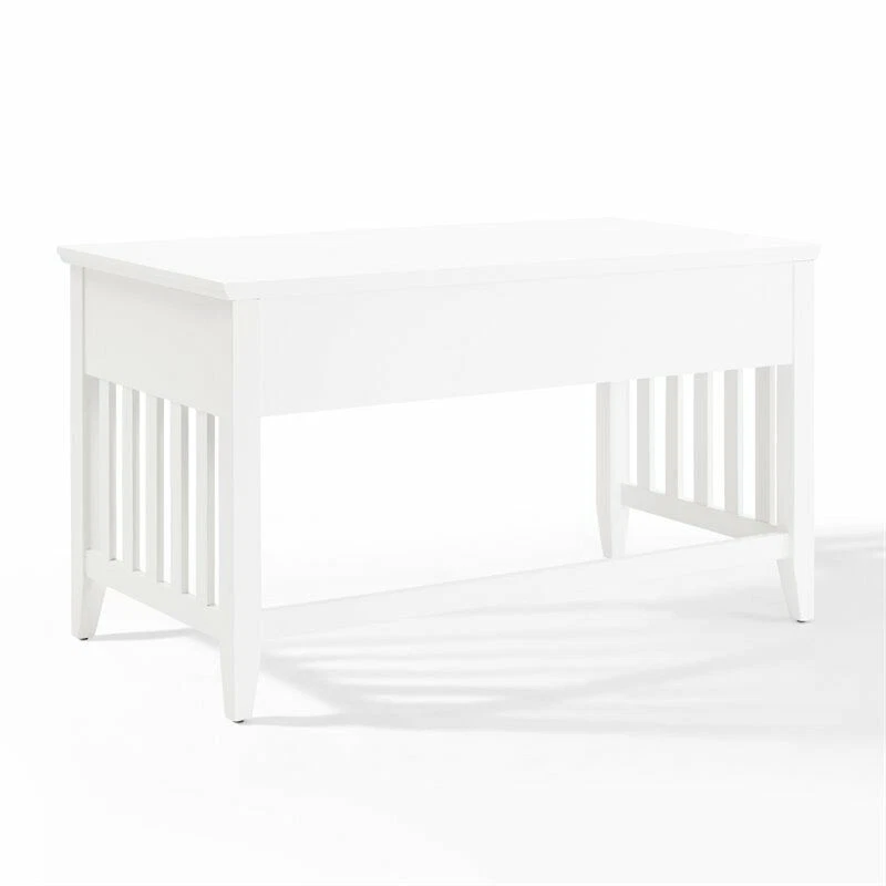 Escritorio para computadora Crosley Adler en acabado blanco (CF6508-WH) Foto 2 de 4