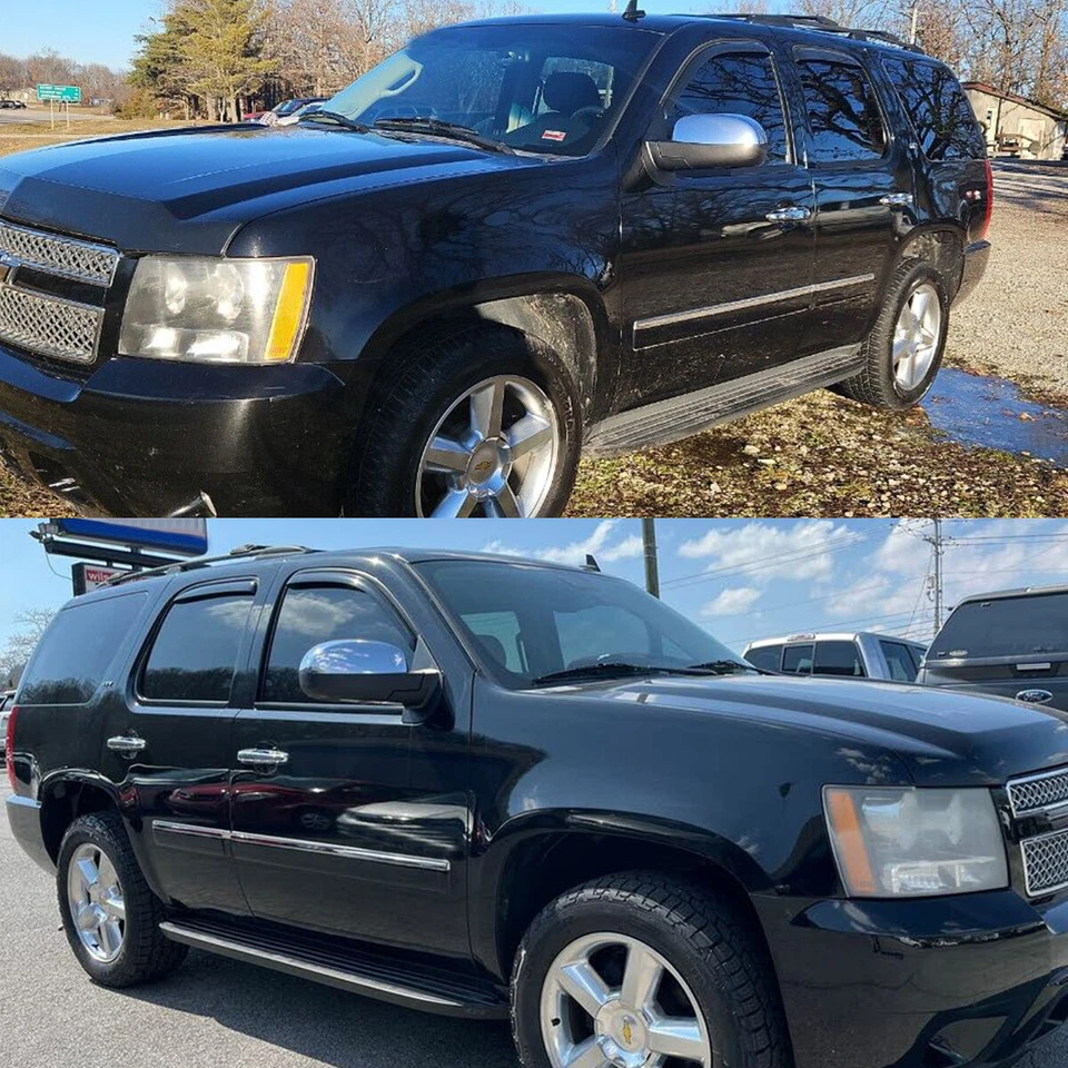 IN-CHANNEL Window Visors Sun Vent Rain Guard Fit Chevrolet Tahoe Yukon 2007-2014 - Изображение 2 из 4