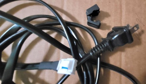 FOR ONN ROKU TV 100012584 AC POWER CORD PLUG BLACK - Picture 2 of 4