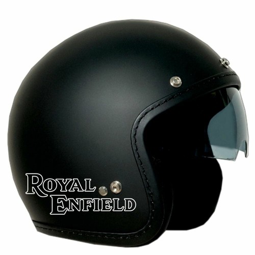 Helmet Jet Old One Black Satin Visor 
