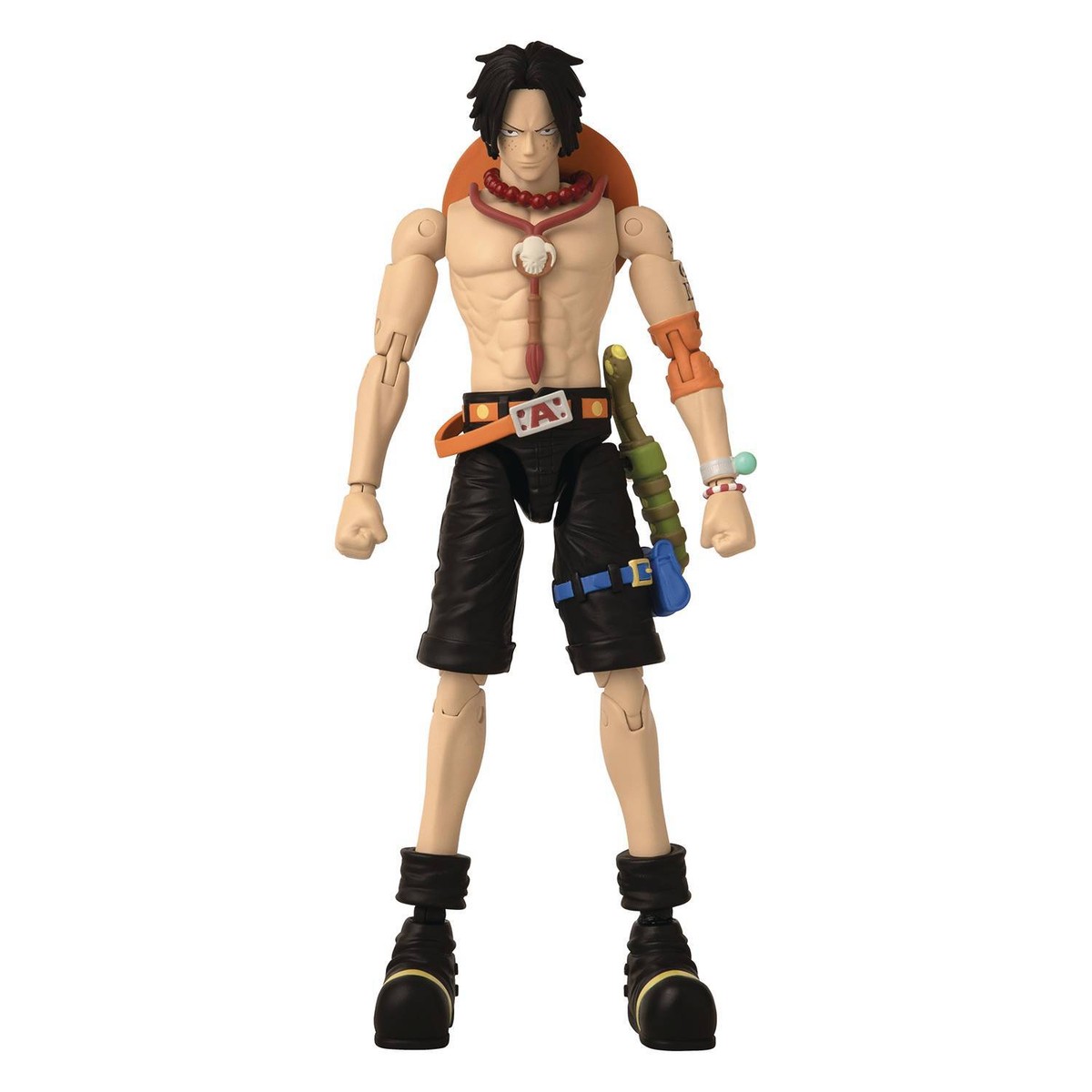 ワンピース RT 81266 BANDAI AMERICA ANIME HEROES ONE PIECE PORTGAS D ACE 6.5 IN ACTION