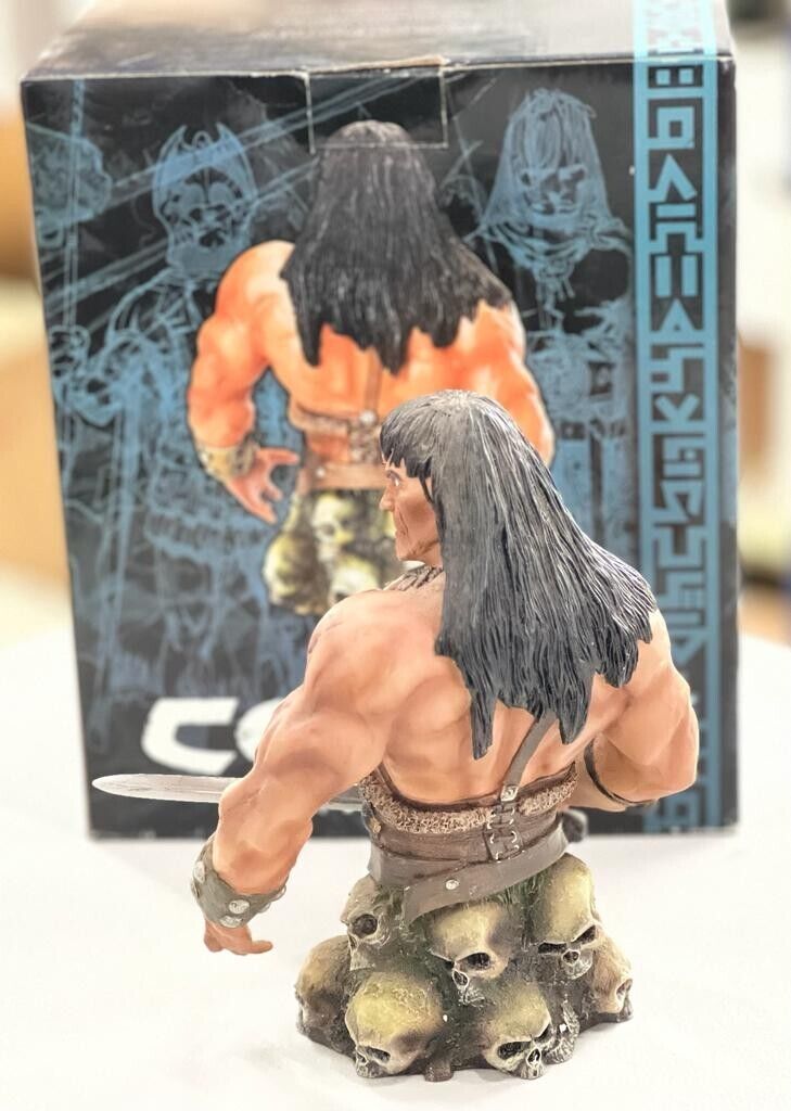 CONAN THE SLAYER MINI-BUST STATUE DARK HORSE DELUXE JEFFREY CONAN THE SLAYER MINI-BUST STATUE DARK HORSE DELUXE JEFFREY