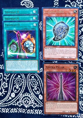 Yu-Gi-Oh!! -Ashoka Pillar, Triangle O, Cabrera Stone & Crystal Skull  ❗️READ❗️