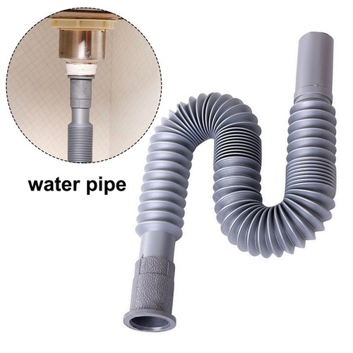Kitchen Sink Drain HOSE Pipe Strainer Drainage Sink Waste Water Pipe Drain Hose - Picture 4 of 8