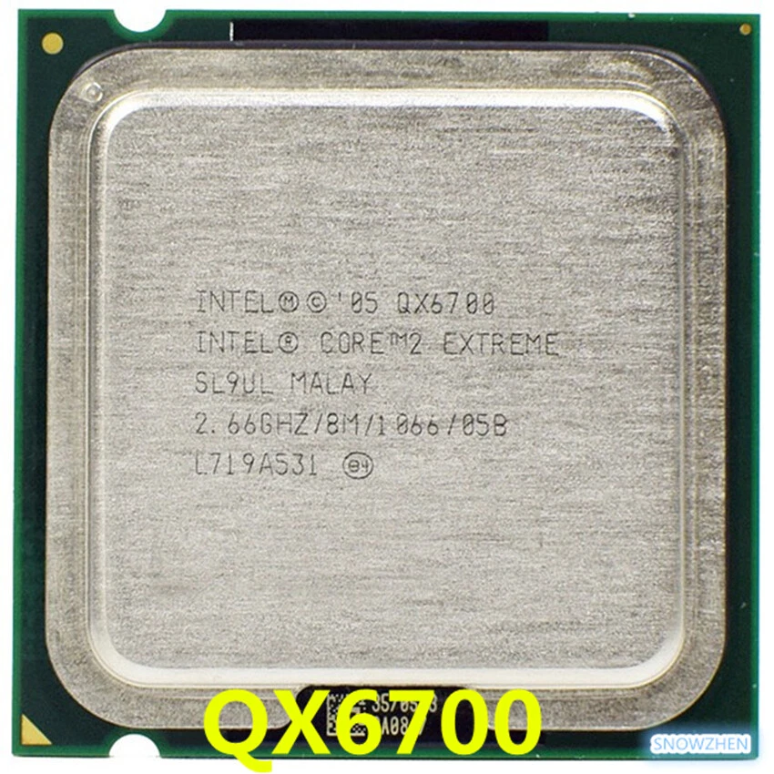Intel Core 2 Extreme QX6700 CPU Quad-Core 2.66 GHz 8M 1066 LGA775 Processors - Image 2 of 2