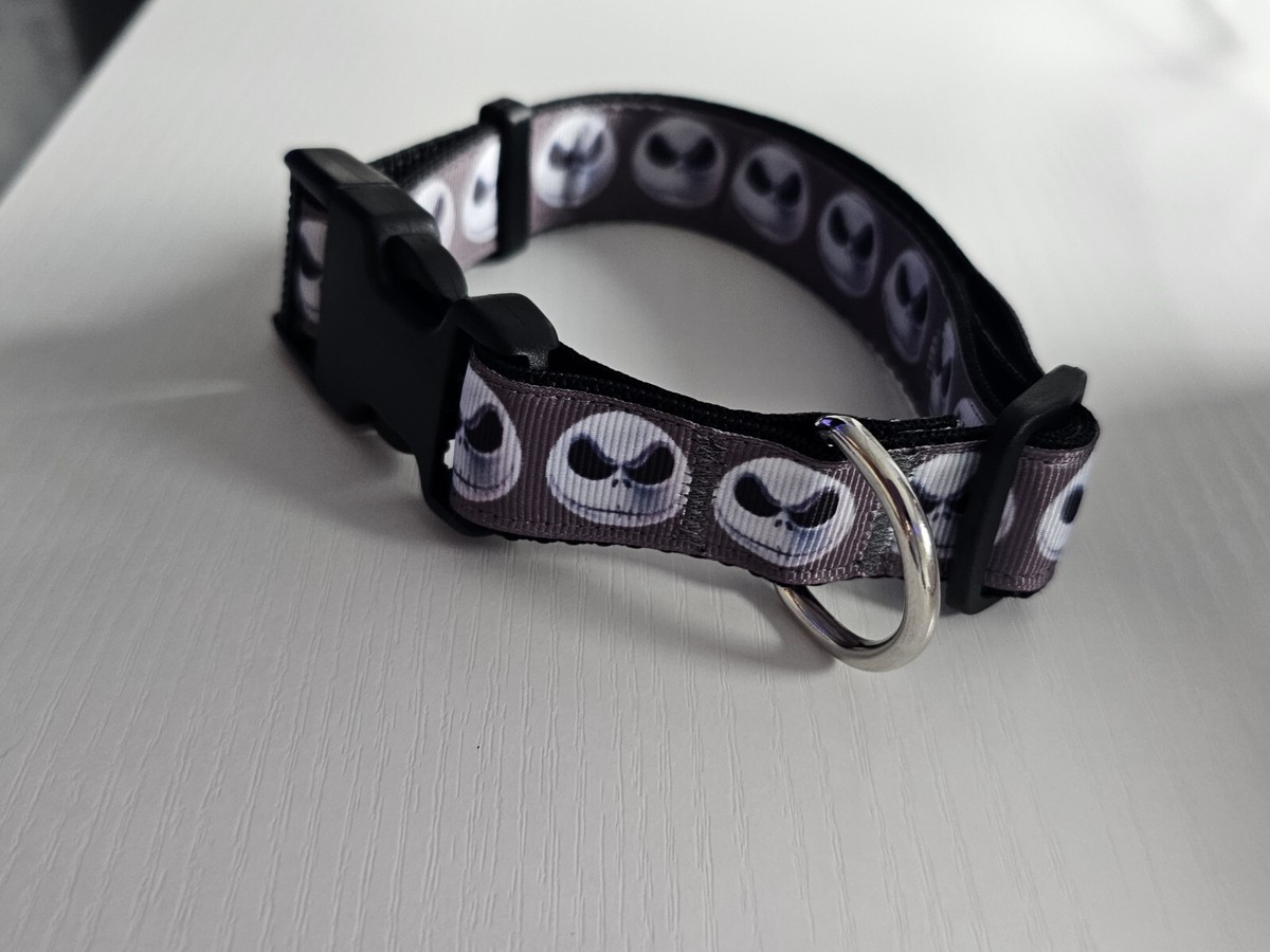 dog collars jack skellington collar Adjustable Dog Halloween Collar Jack Skellington SEE DESCRIPTION FOR SIZING