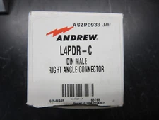 Commscope Andrew L4PDR-C Din Male Right Angle Connector NEW!!! in Factory Box