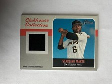 2019 Topps Heritage Baseball Clubhouse Collection STARLING MARTE #CCR-SM Pirates