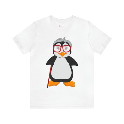 Adult-Size Grandma Penguin Tee - Leigha Marina Cartoon Design