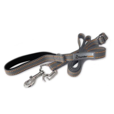 No-Pull Dog Leash Large Over 25 lbs Grey