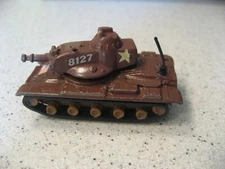 Vintage Marz Karz S8127 M60 AIEI Brown American Tank Diecast