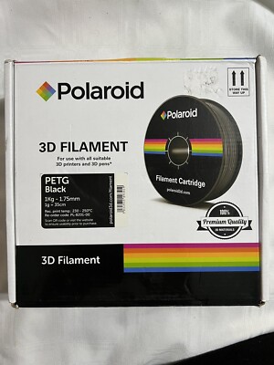 NEW POLAROID 3D FILAMENT CARTRIDGE Black For 3D Printers 3D  Pens