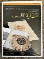 Leonardo da Vinci Codice Atlantico-Codex Atlanticus Con CD-ROM BRAND NEW SEALED