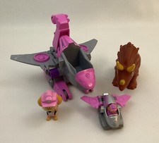 Paw Patrol Dino Rescue Skye  s Deluxe Rev Up Vehicle Figure Dino And Vehicle Lot