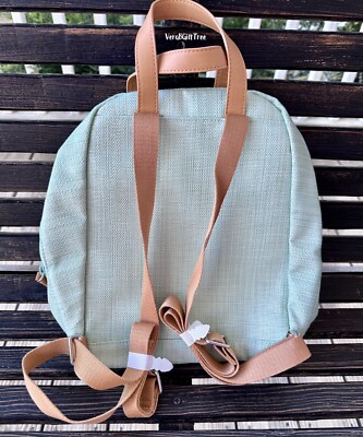 Vera Bradley Straw Mini Totepack TURTLE DREAM Backpack Tote  display picture 3