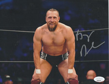 Bryan Danielson Autographed 8x10 AEW WWE American Dragon JSA Free Shipping I452